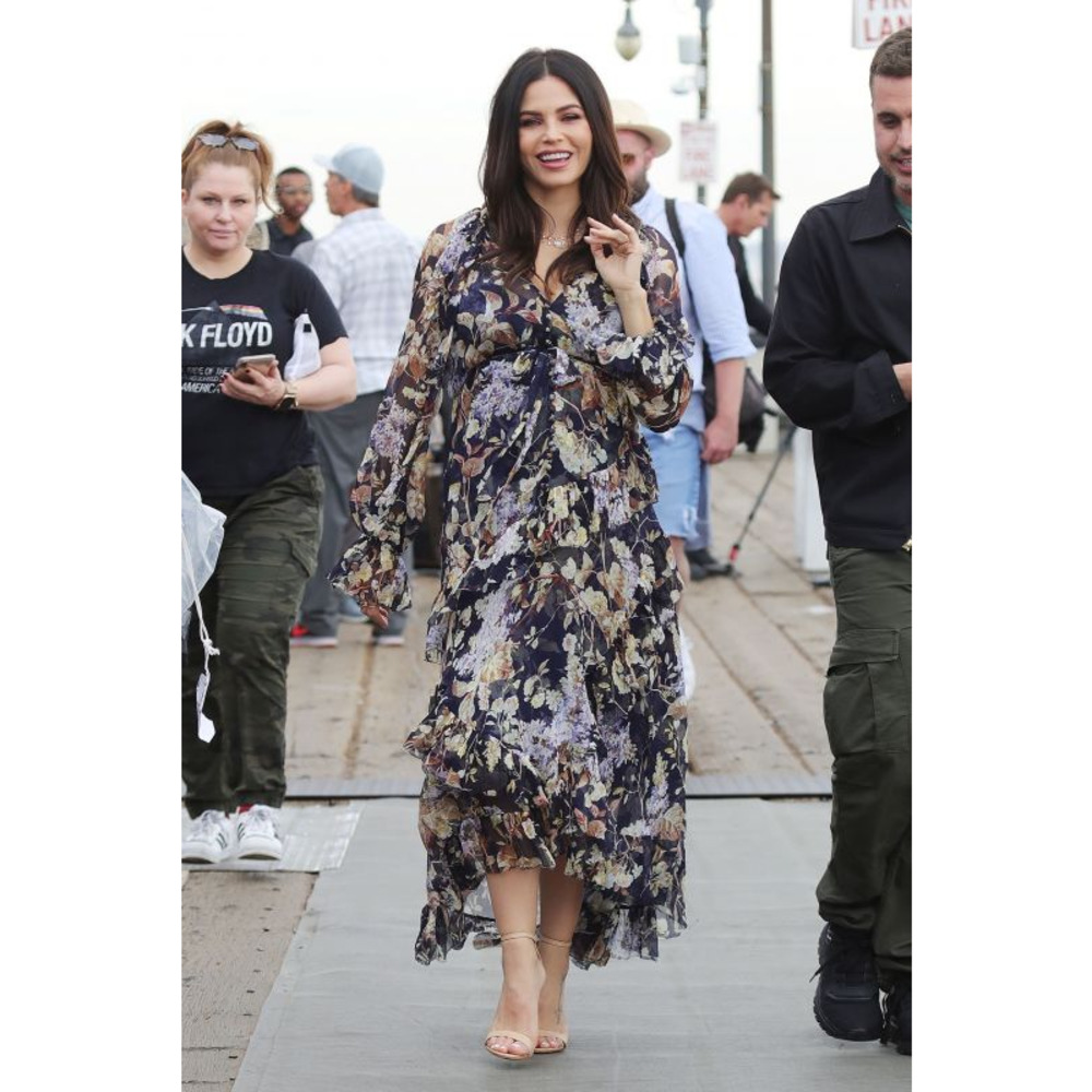 NWT Zimmermann Sabotage Ruffle Midi Dress Wisteria Midnight Size 1 (US 6) - Picture 4 of 16